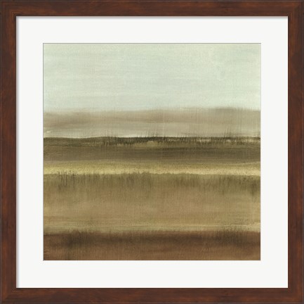 Framed Abstract Meadow I Print