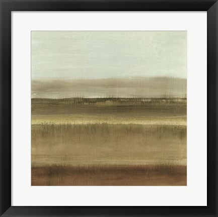 Framed Abstract Meadow I Print