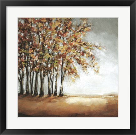 Framed Tree in Fall Print