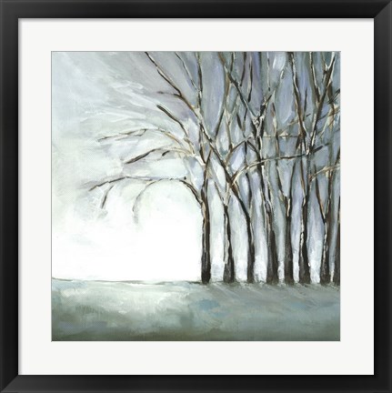 Framed Tree in Winter Print