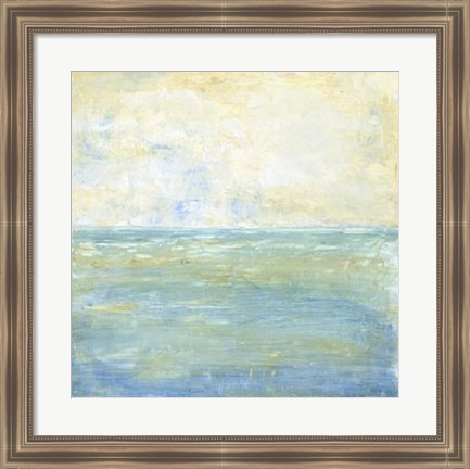 Framed Tranquil Coast II Print