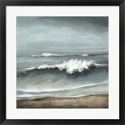 Framed Sea Foam Print