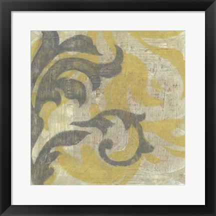 Framed Decorative Twill II Print