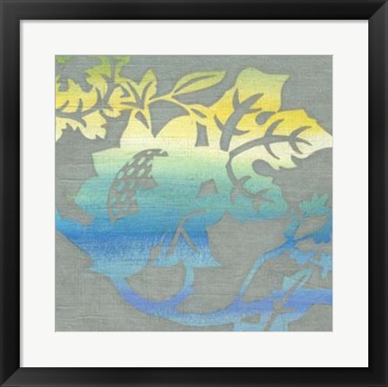 Framed Ombre Garden III Print