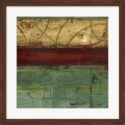 Framed Ribbon Abstract II Print