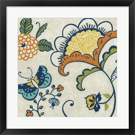 Framed Joyous Garden II Print