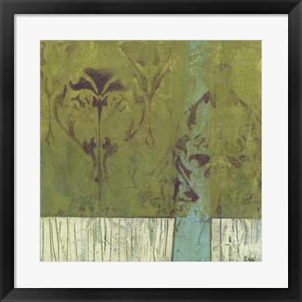 Framed Distressed Abstraction I Print