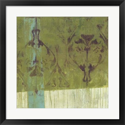 Framed Distressed Abstraction II Print