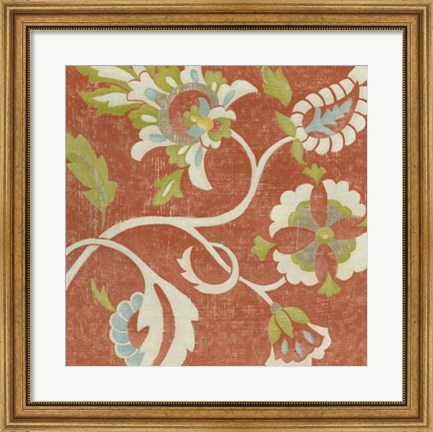 Framed Provincial Chintz III Print