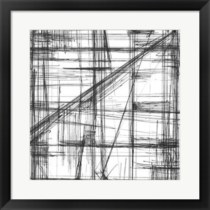 Framed Intersect I Print