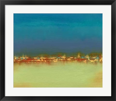 Framed Harbor Light III Print