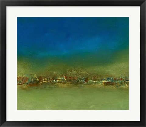 Framed City Afar II Print