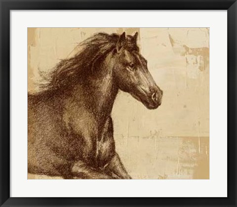 Framed Majestic Horse I Print