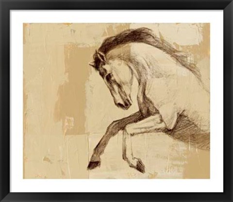 Framed Majestic Horse II Print