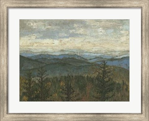 Framed Blue Ridge View II Print