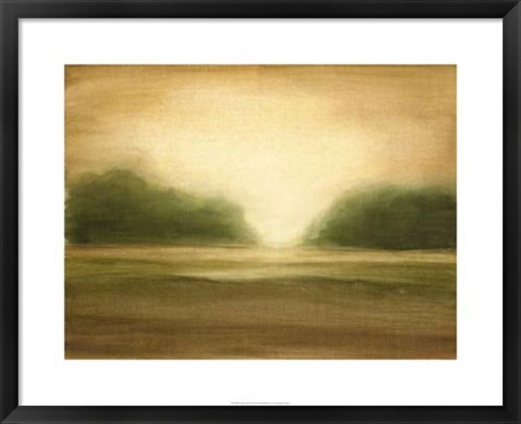 Framed Golden Mist II Print