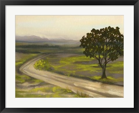 Framed Road in the Valley II Print