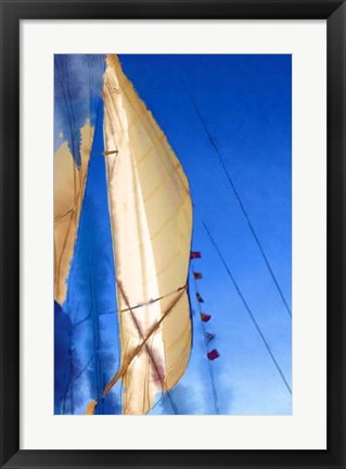 Framed Sailing I Print