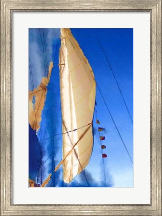 Framed Sailing II Print