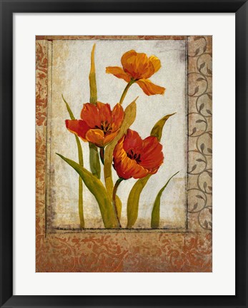 Framed Tulip Inset II Print