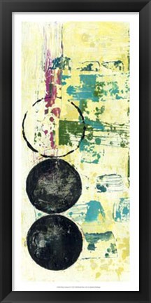 Framed Retro Textures II Print