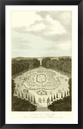 Framed Garden at Versailles I Print