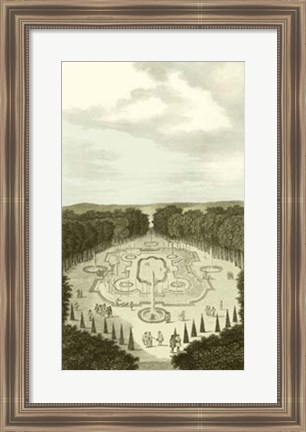 Framed Garden at Versailles I Print