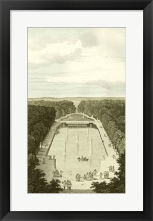 Framed Garden at Versailles II Print