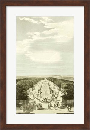 Framed Garden at Versailles III Print