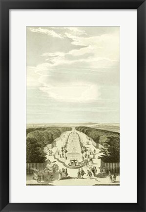 Framed Garden at Versailles III Print