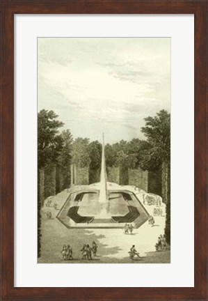 Framed Garden at Versailles IV Print