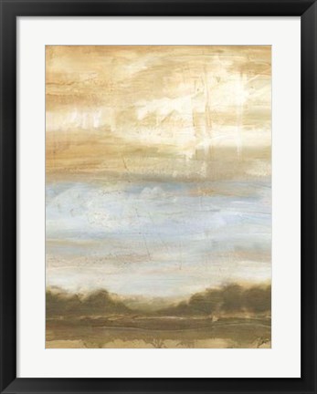 Framed Morning Sky I Print