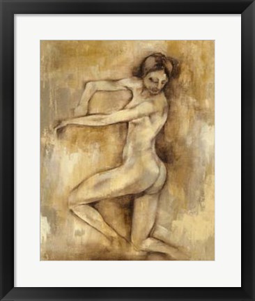 Framed Nude Figure Study III Print