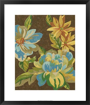 Framed Vintage Chintz II Print