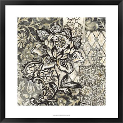 Framed Graphic Chintz II Print