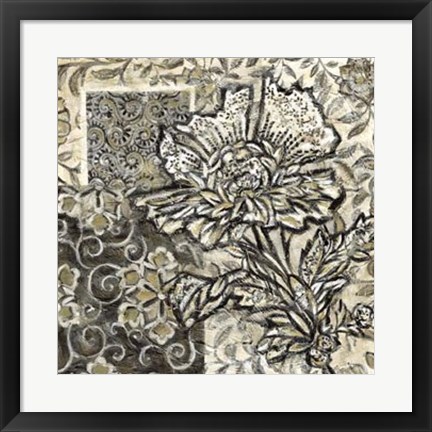 Framed Graphic Chintz III Print