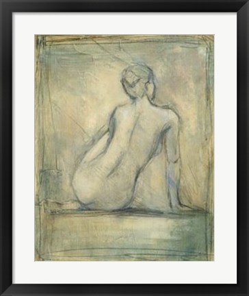 Framed Contemporary Figure Study I Print