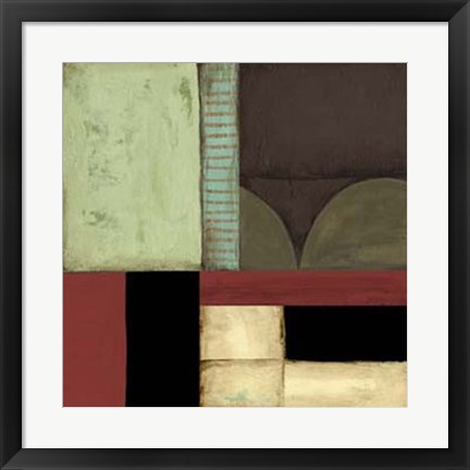 Framed Loft Abstract IV Print