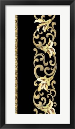 Framed Regal Adornment III Print