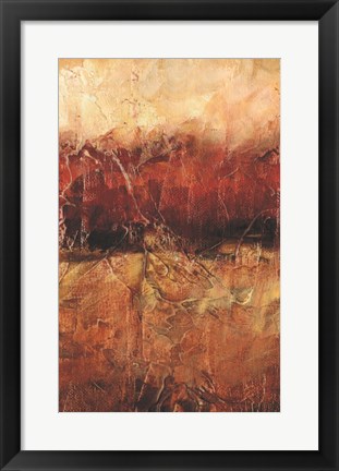 Framed Autumn Horizon I Print