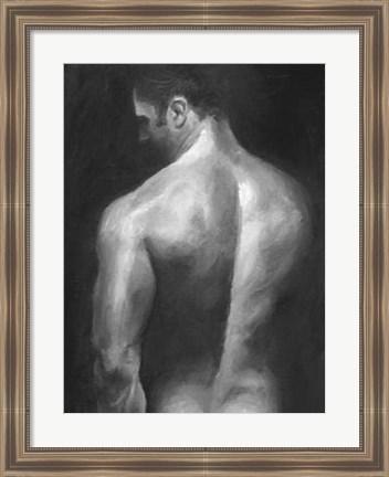Framed Male Nude I Print