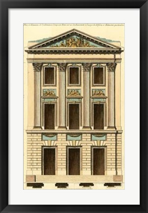 Framed Architectural Facade I Print