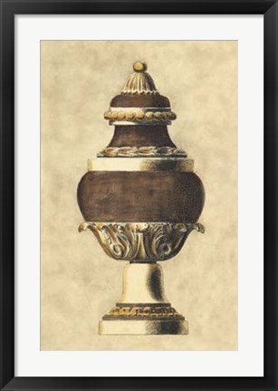 Framed Vintage Urn II Print