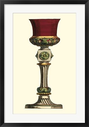 Framed De La Fosse Goblet I Print