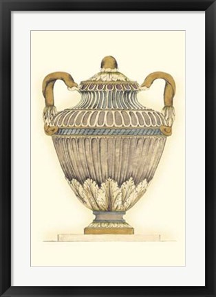 Framed Dusty Urn Sketch I Print