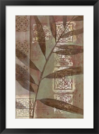 Framed Moroccan Palm I Print