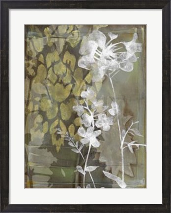 Framed Dusty Garden I Print