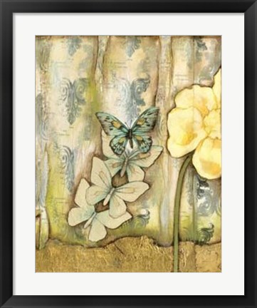 Framed Garden Metamorphosis II Print