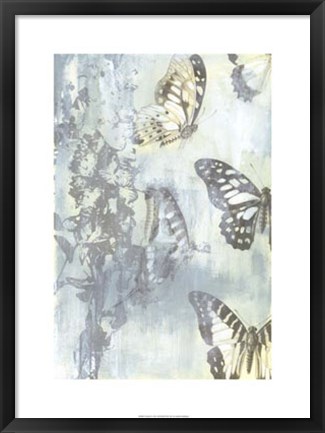 Framed Flutter II Print