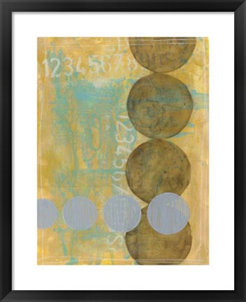 Framed Circles in Circles I Print